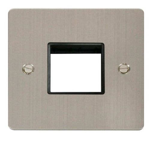 Picture of Click FPSS402BK Frontplate 1 Gang 2Aperture