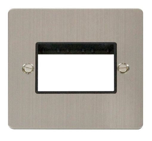 Picture of Click FPSS403BK Frontplate 1 Gang 3Aperture