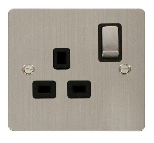 Picture of Click FPSS535BK Socket 1 Gang Double Pole Switched 13A