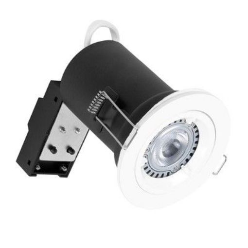 Picture of Meridian 5w LED Smd Gu10 Fire Rated Downlight White (330lm)