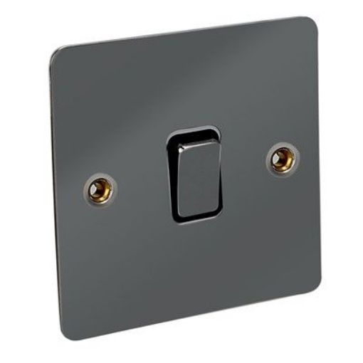 Picture of CED 10amp Intermediate Switch Black Nickel Black Inserts