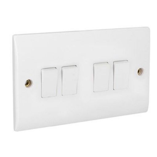 Picture of CED 4 Gang 2 Way Switch 10amp