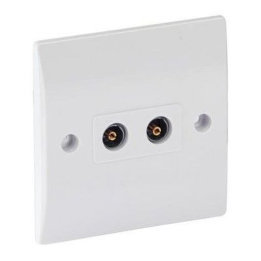 Picture of CED Coaxial Socket 2 Gang