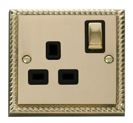Picture of Click GCBR535BK Socket Double Pole 1 Gang Switched 13A