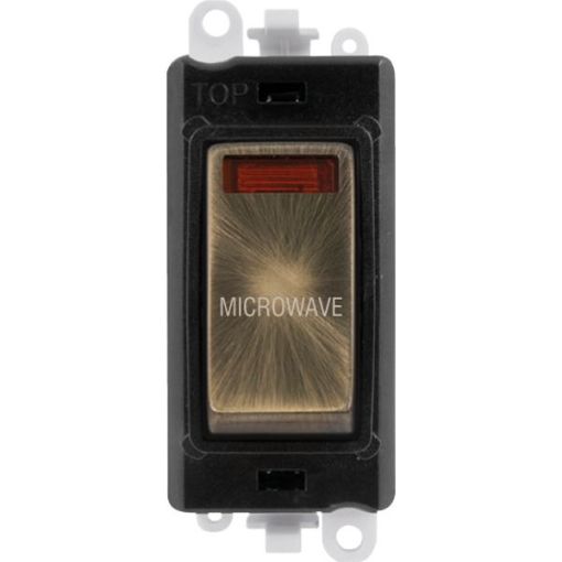 Picture of Click GM2018NBKAB-MW Switched Module Double Pole Neon 20AX