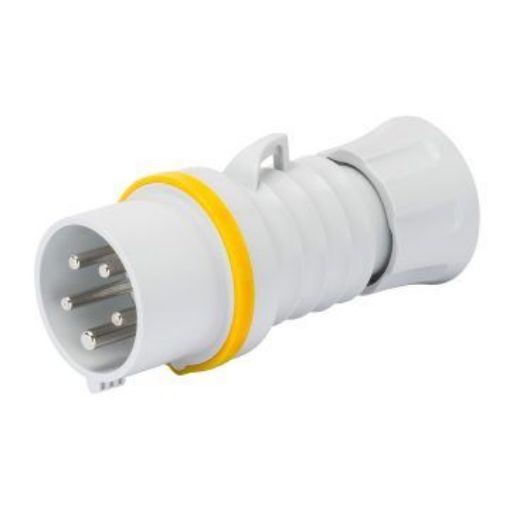 Picture of Gewiss GW60012H Plug 2P+E 32A 110V Yellow