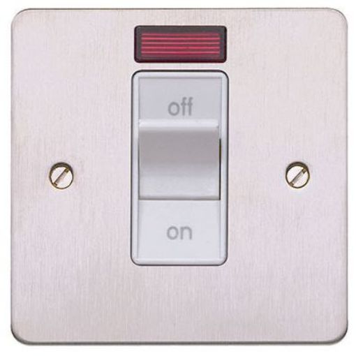 Picture of MK K14305BSSW Switch 1Gang Double Pole Neon 32A