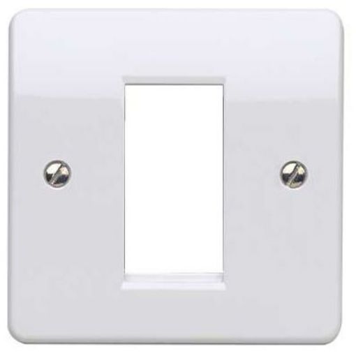 Picture of MK K181WHI Frontplate 1 Module Euro 25x50mm