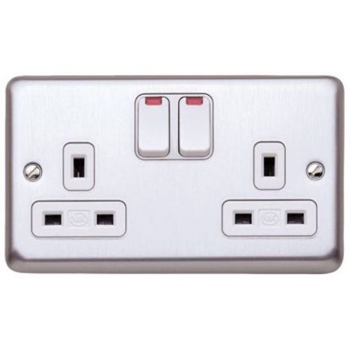 Picture of MK K2448BSS Socket 2G Switched 13A