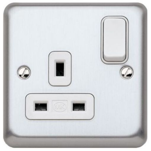 Picture of MK K2958BSS Socket 1G Switched 13A