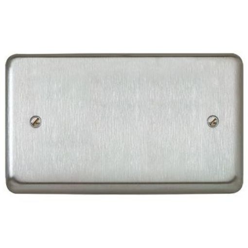 Picture of MK K3329BSS Blanking Plate 2 Gang