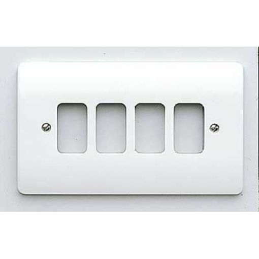 Picture of MK K3634WHI Frontplate 4 Module
