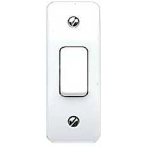 Picture of MK K4841WHI Switch Architrave 1G 2W 10A