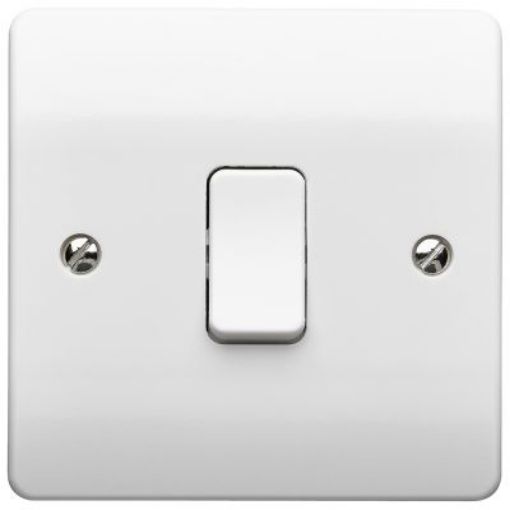 Picture of MK K4870WHI Switch 1 Gang 1 Way SP 10A