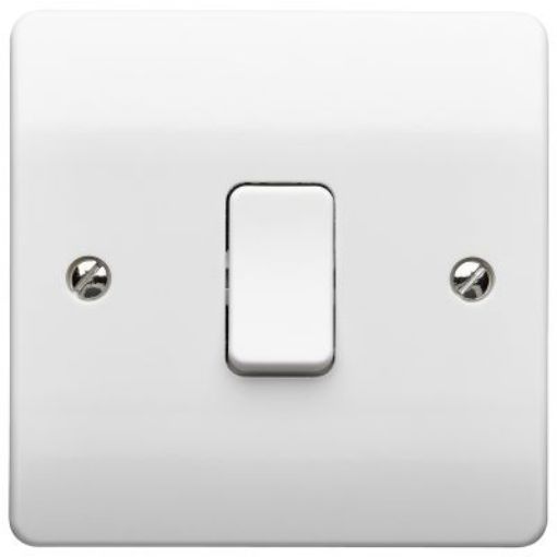 Picture of MK K4875WHI Switch 1 Gang Intermed 10A