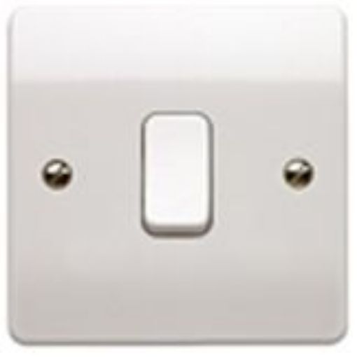 Picture of MK K4876WHI Switch 1 Gang 1 Way Double Pole 10A