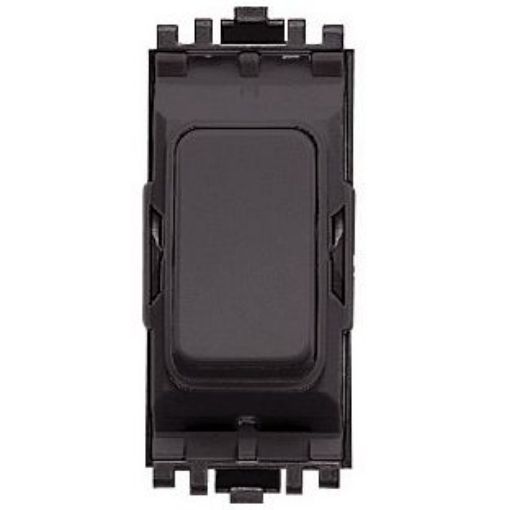 Picture of MK K4882Black Grid Switch 2 Way SP 10A