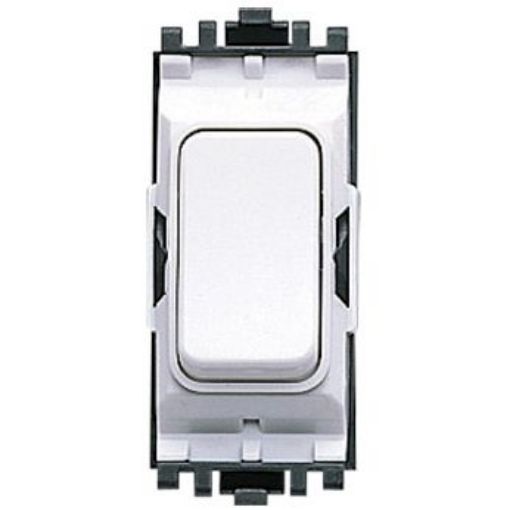 Picture of MK K4981WHI Grid Switch 1 Way Double Pole 10A