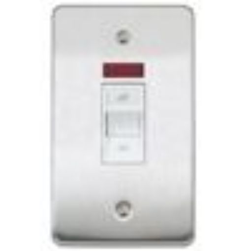 Picture of MK K5236BRC Switch Double Pole Neon 45A Flush