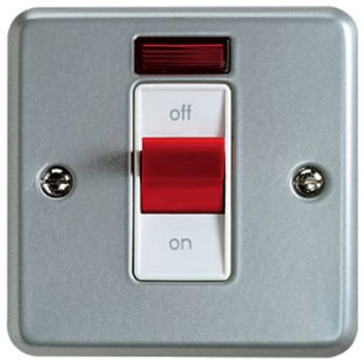 Picture of MK K5240ALM Switch Double Pole Neon 32A Surface