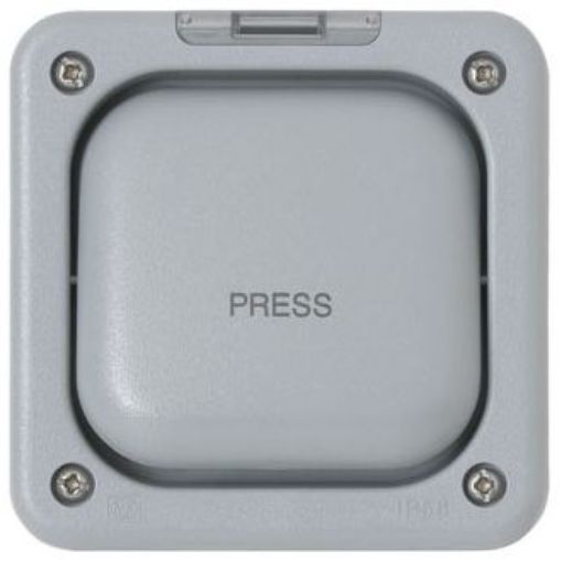 Picture of MK K56409GRY Switch 1G 1Way Double Pole Press 20A