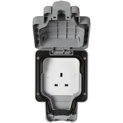 Picture of MK K56480GRY Socket 1G Unswitched 13A