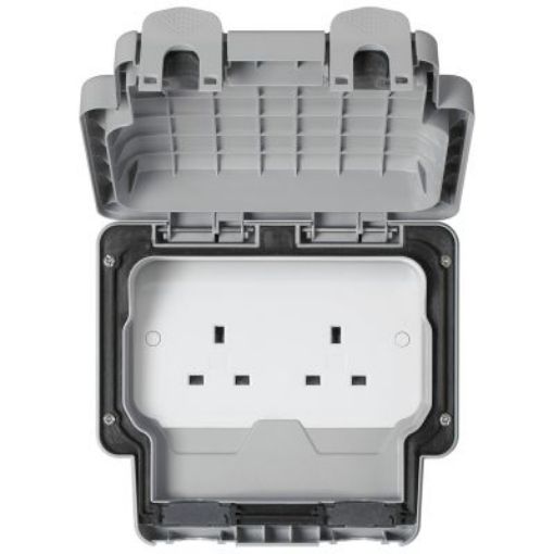 Picture of MK K56481GRY Socket 2G Unswitched 13A