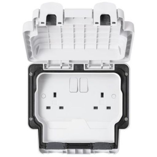 Picture of MK K56482WHI Socket 2G Switched 13A IP66