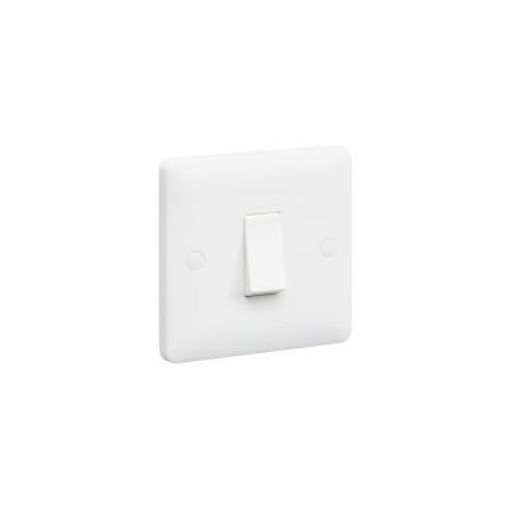 Picture of MK MB4861WHI 1G 2Way Sml Rocker Switch