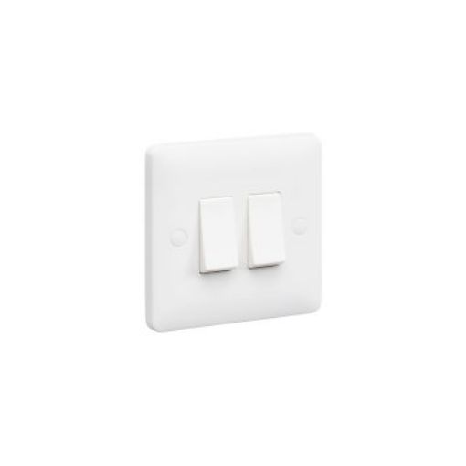 Picture of MK MB4862WHI 2G 2Way Sml Rocker Switch