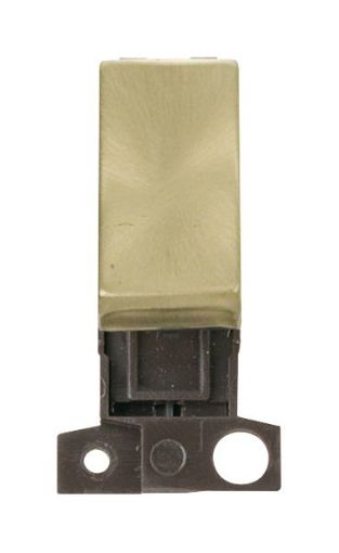 Picture of Click MD002SB Switch 2Way Module 10A Satin Brass