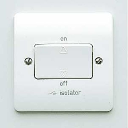 Picture of MK K4857WHI Fan Isolator 3P 10A and Lock