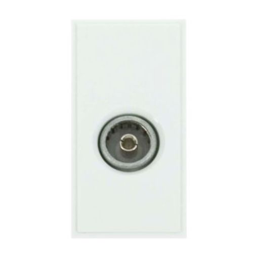 Picture of Click MM410WH Socket CoAx Female White