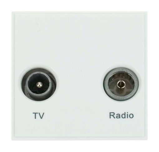 Picture of Click MM420WH Socket TV FM White