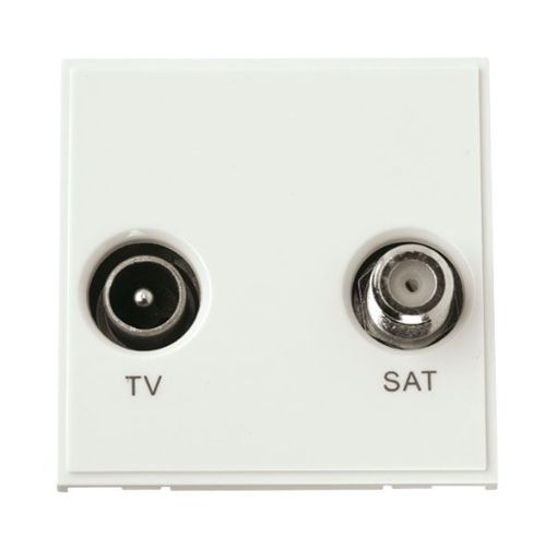 Picture of Click MM425WH Socket TV Sat White