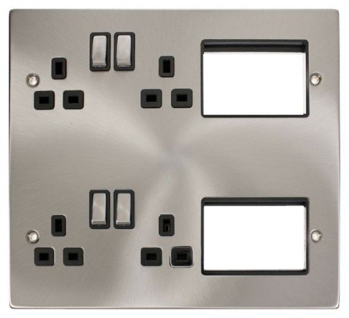 Picture of Click MP606SCBK Switched Socket 4x13A
