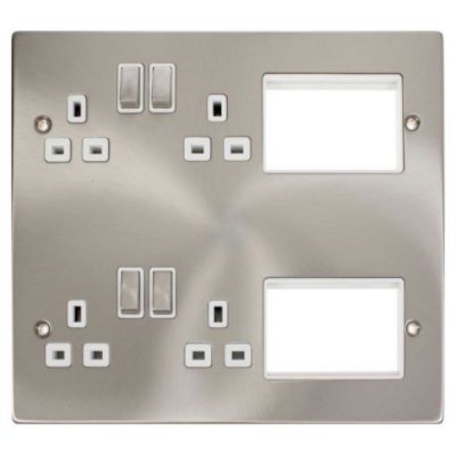Picture of Click MP606SCWH Switched Socket 4x13A