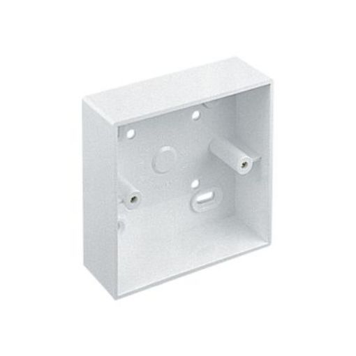 Picture of Marshall Tufflex MT MSSB17WH Box 1Gang 44mm Sq Corners