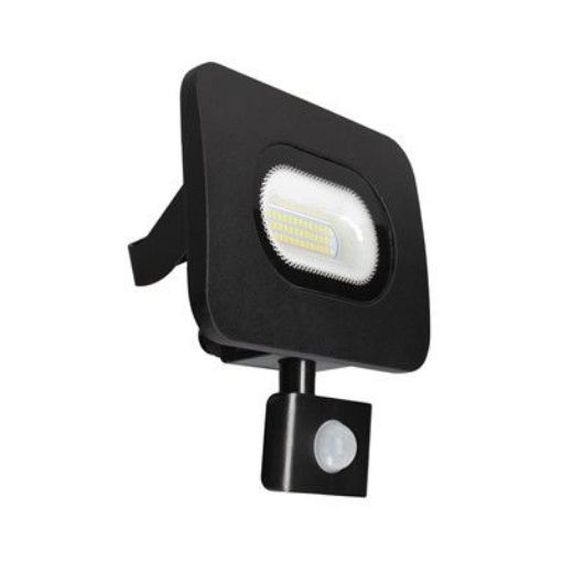 Picture of Meridian 30w 2400lm PIR 6500k Slim Curve Floodlight