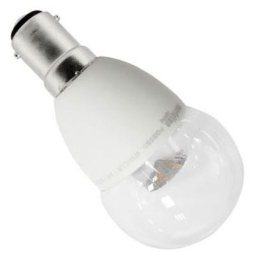 Picture of Meridian LED 5W Clear Globe Lamp SBC (B15d) 400lm