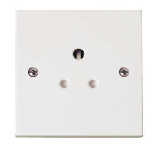 Picture of Click PRW038 Socket 1 Gang Unswitched 5A White