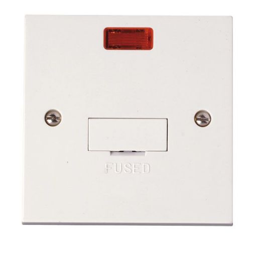 Picture of Click PRW053 Connection Unit Fused Neon 13A White
