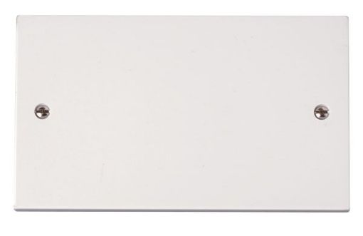 Picture of Click PRW061 Blanking Plate 2 Gang White