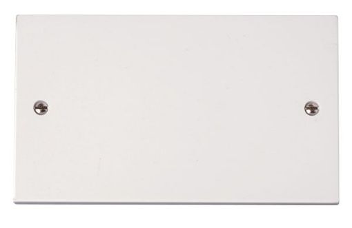 Picture of Click PRW061 Blanking Plate 2 Gang White