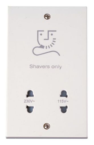 Picture of Click PRW100 Shaver Socket 115/230V
