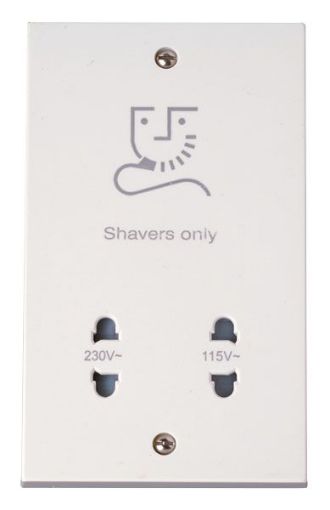 Picture of Click PRW100 Shaver Socket 115/230V