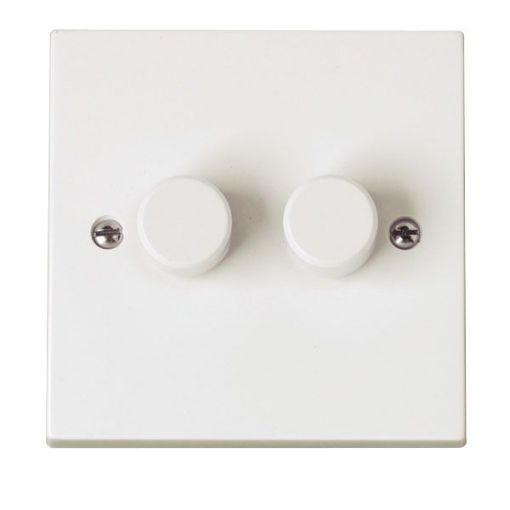 Picture of Click PRW146 Dimmer Switch 2x250Va White