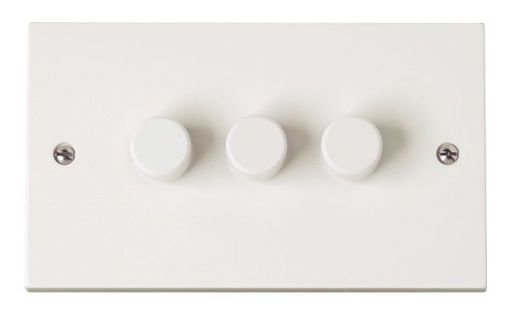 Picture of Click PRW147 Dimmer Switch 3x250Va White