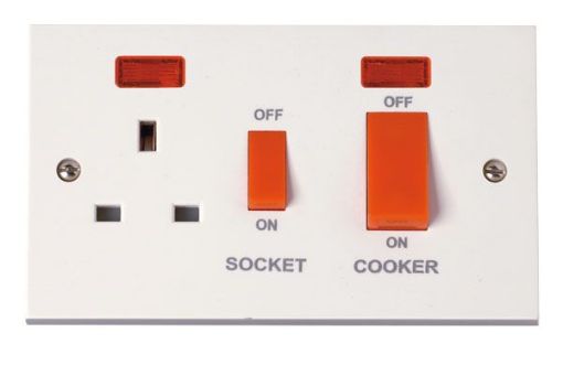 Picture of Click PRW205 CCU 13A Socket Neon45A White