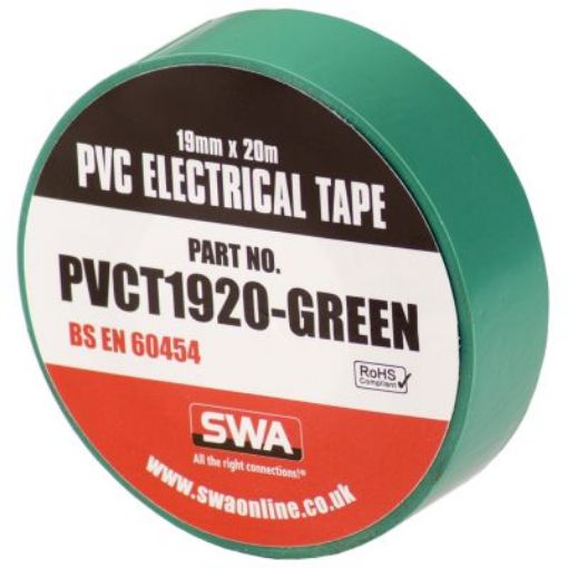 Picture of SWA PVCT1920-GREEN Tape 20mx19mm Green